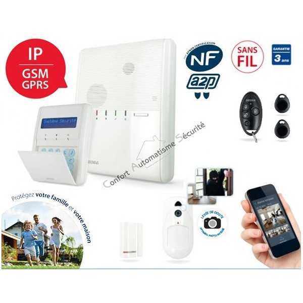 alarme sans fil certifiée nfa2p