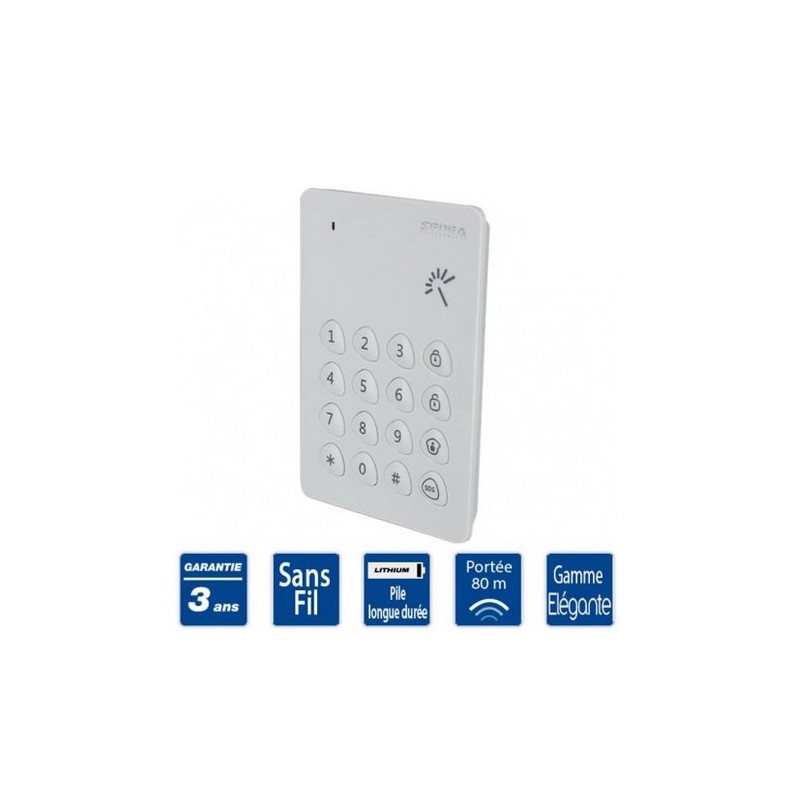 Funda Badges RFID WRF301, Pack De 2, Compatibles Avec Le Clavier Sans Fil WKE301 Daewoo Security, Armez, Désarmez En Un Seul Geste, Protégez Votre Domicile Et Rassurez Votre Famille Anti Nfc