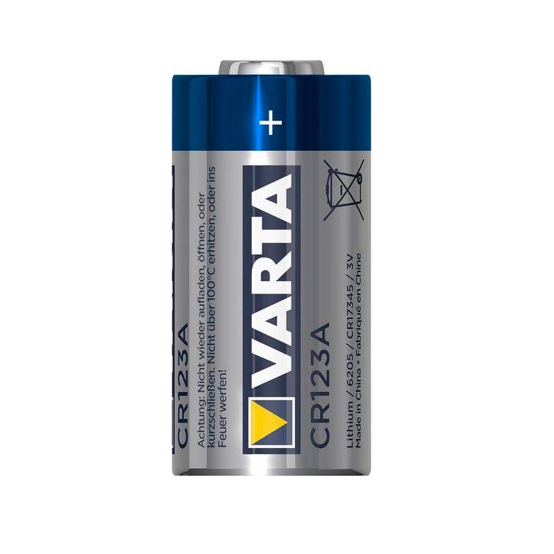 Pile Lithium 3Vcc CR123A Varta