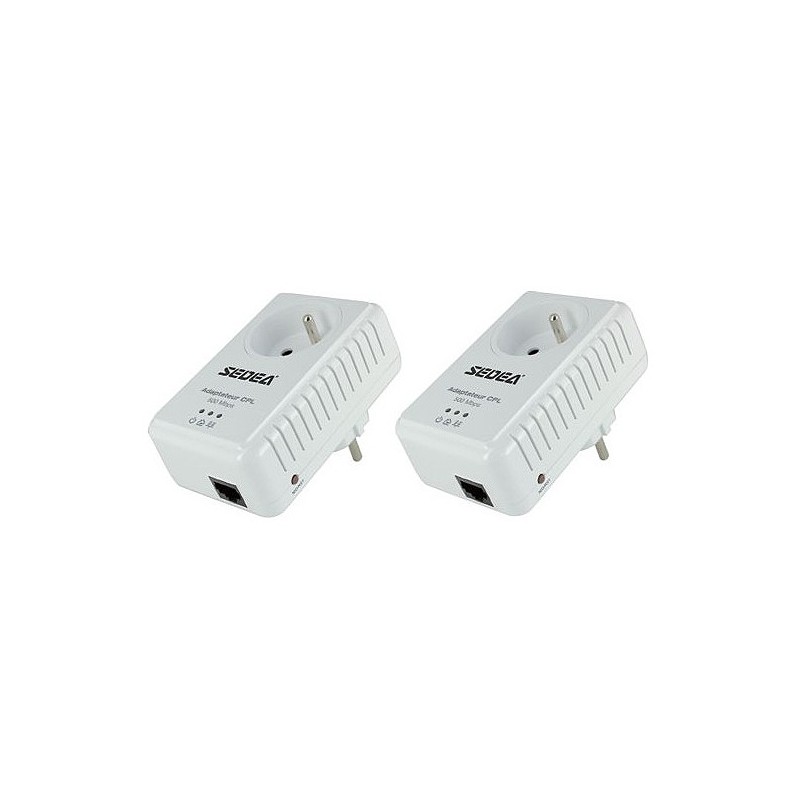 Pack de 3 CPL 1000 mbit-s avec Prise filtrée et Port Ethernet