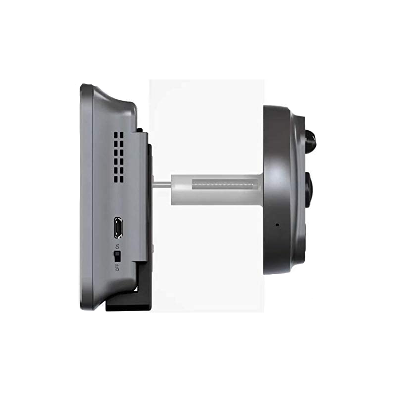 Jeatone Caméra de surveillance numérique Wi-Fi avec écran LCD de 4,3